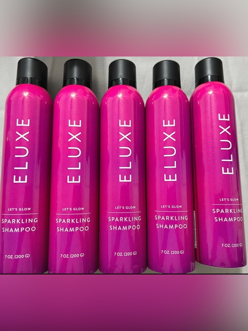 ELUXE Sparkling Shampoo - Bright Fuchsia Bottle
